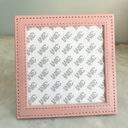 Self Finishing Leather Frame Apricot