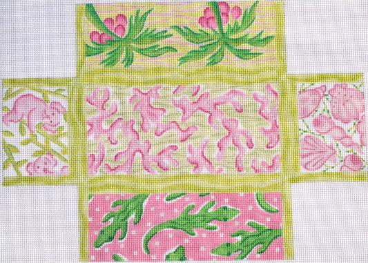 Lilly inspired Brick Patchwork Pinks
