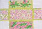 Lilly inspired Brick Patchwork Pinks