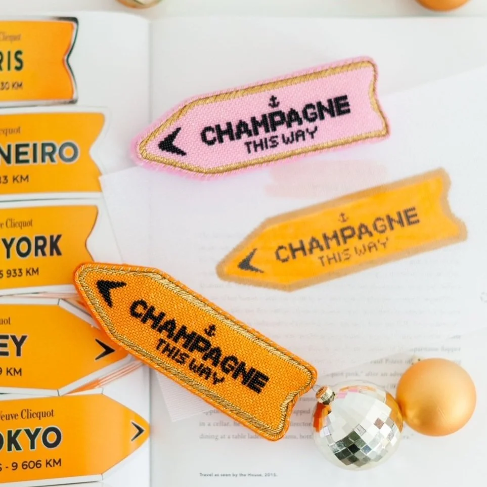 Champagne This Way Orange