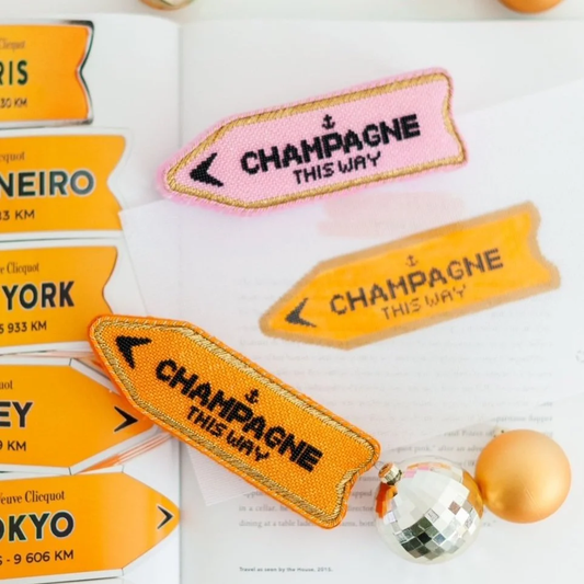 Champagne This Way Orange