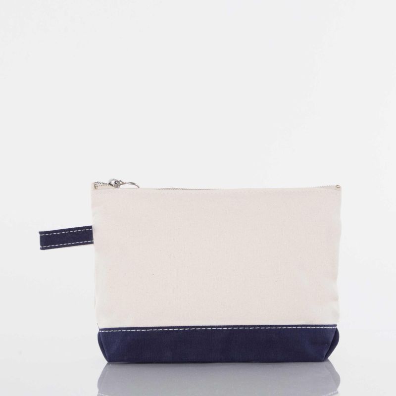 Makeup Bag Navy "Stash"