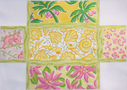 Lilly inspired Brick Cover Yellows