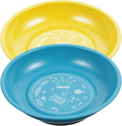 Magnetic Pin Storage Bowl Storage Tray Yellow