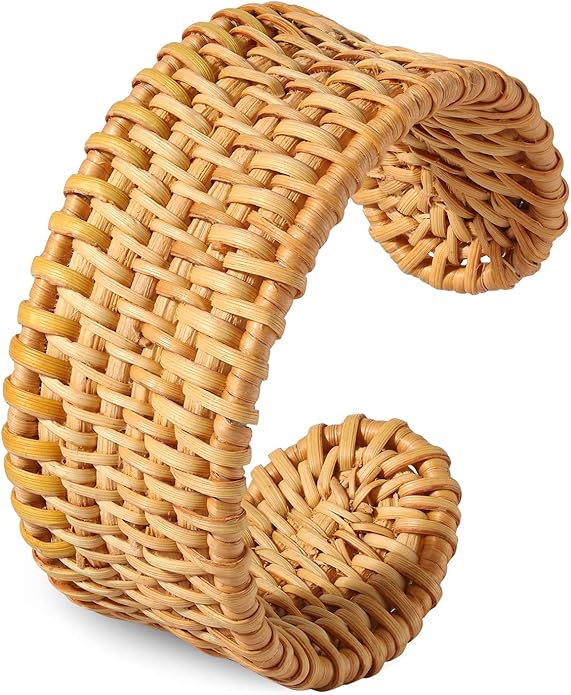Rattan Cuff Bracelet