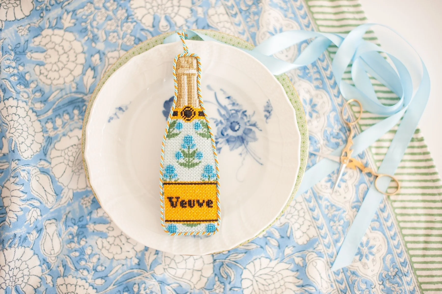 Block Print Champagne